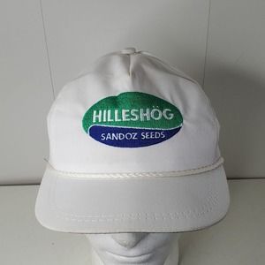 Hilleshog Sandoz Sugar Beet Seeds Strapback Hat Embroidered Logo Baseball Cap